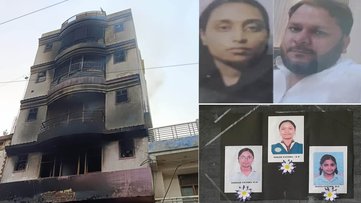 A couple and their three daughters died in the Chamanganj fire incident