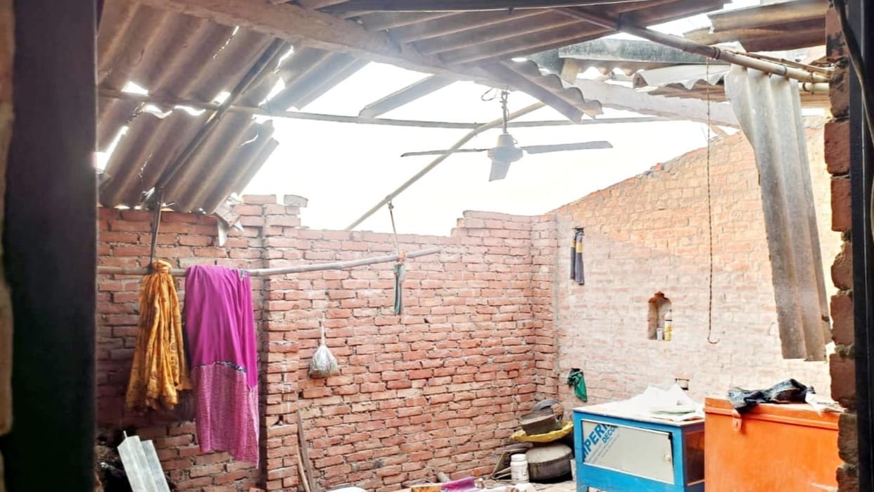 Cyclonic winds wreaked havoc electricity could not be restored in many areas even on the second day