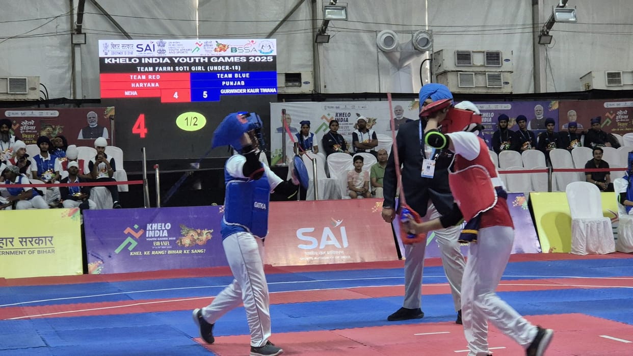 8 states including Bihar, Punjab and Assam registered victory in the Gatka competition