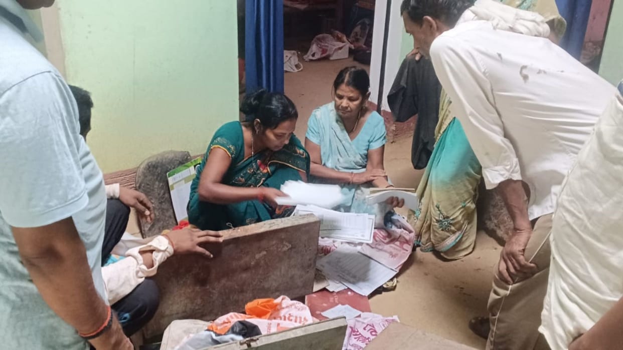 Thieves created havoc in the house of a retired supervisor