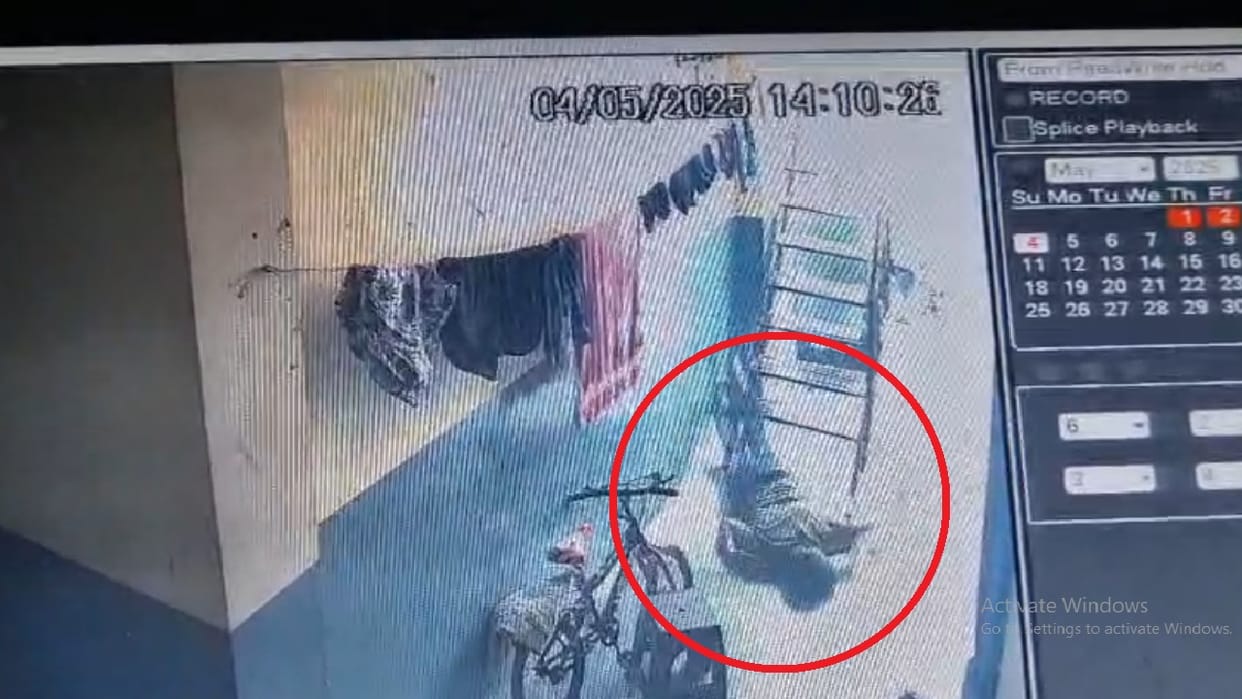 A young man died after falling from iron stairs in Gurugram