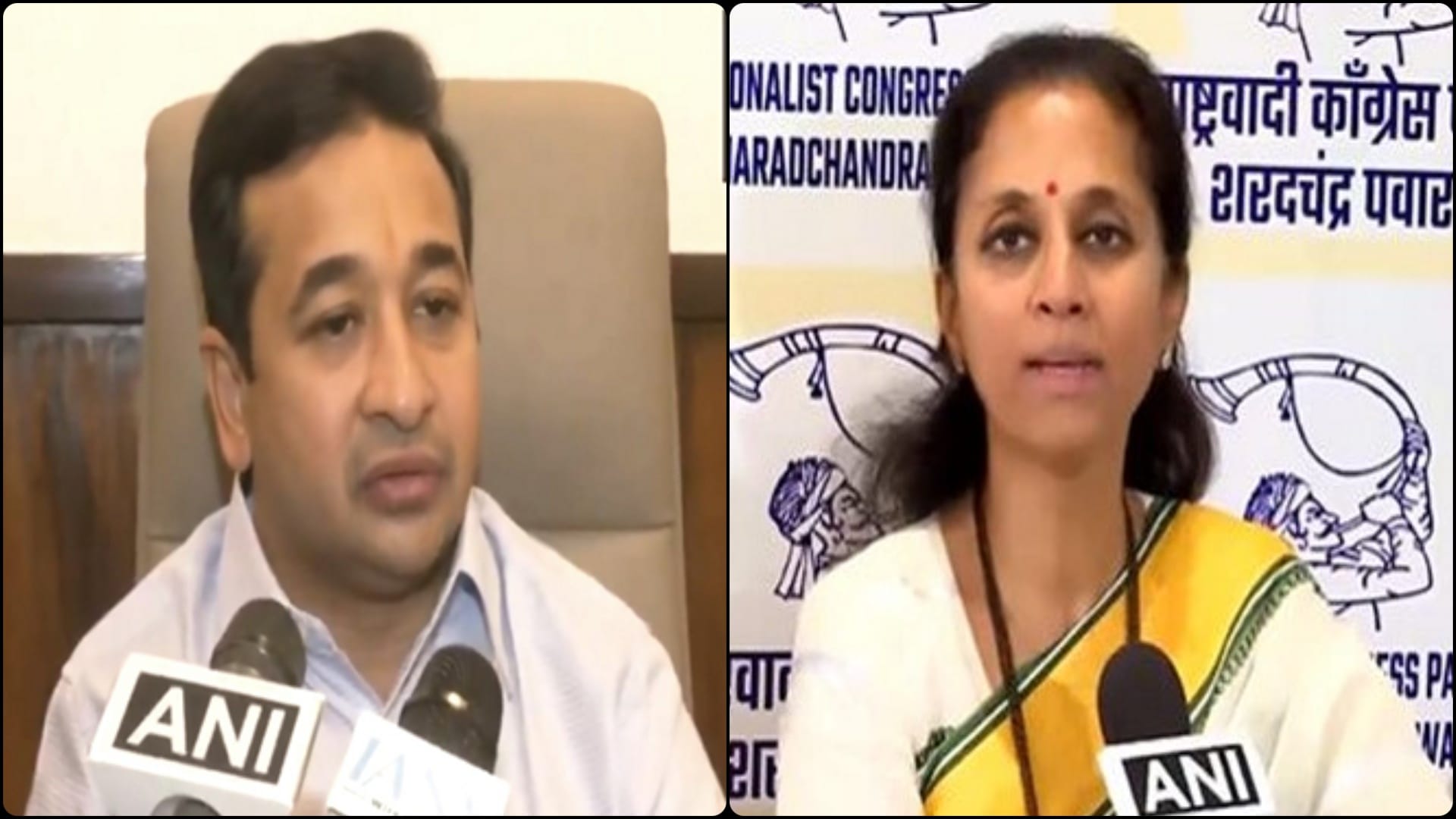 नितेश राणे / सुप्रिया सुले