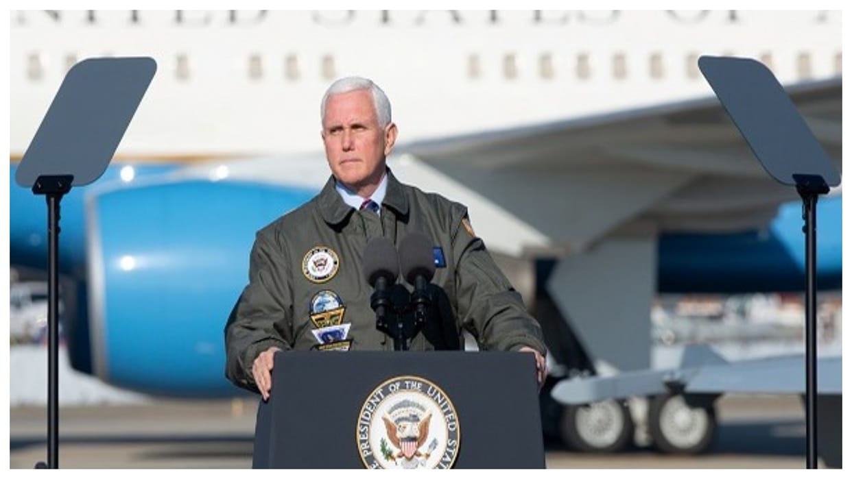 US Former Vice President mike Pence defends Constitution after getting Profile in Courage Award donald trump