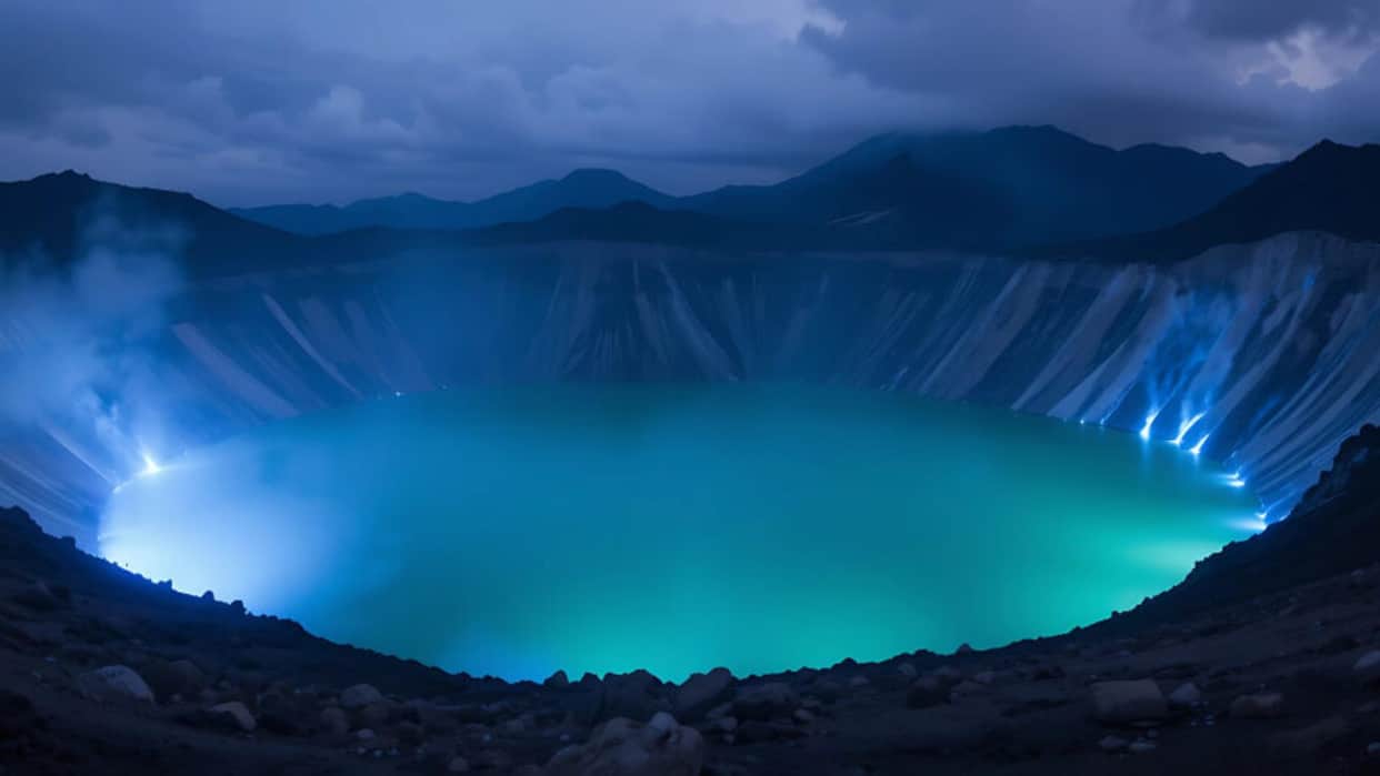 Mysterious Lake That Glows Like Turquoise at Night Know Interesting Facts in Hindi