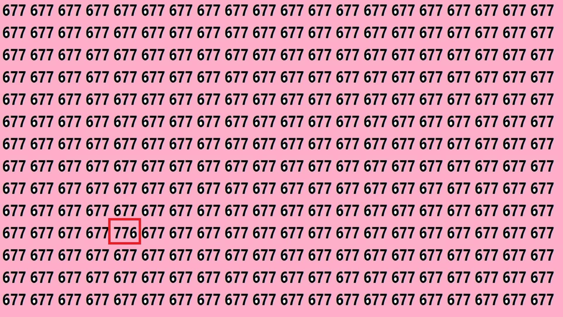 Optical Illusion Iq Test Brain Test If You Have Hawk eyes then find 776