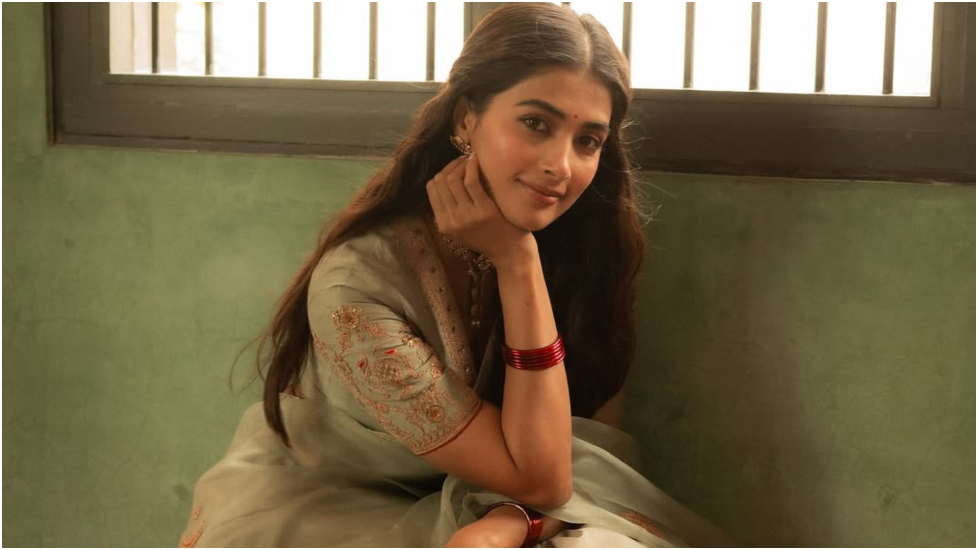 Dulquer Salmaan reveal his new film poster Pooja Hegde will romance in Sri Sri