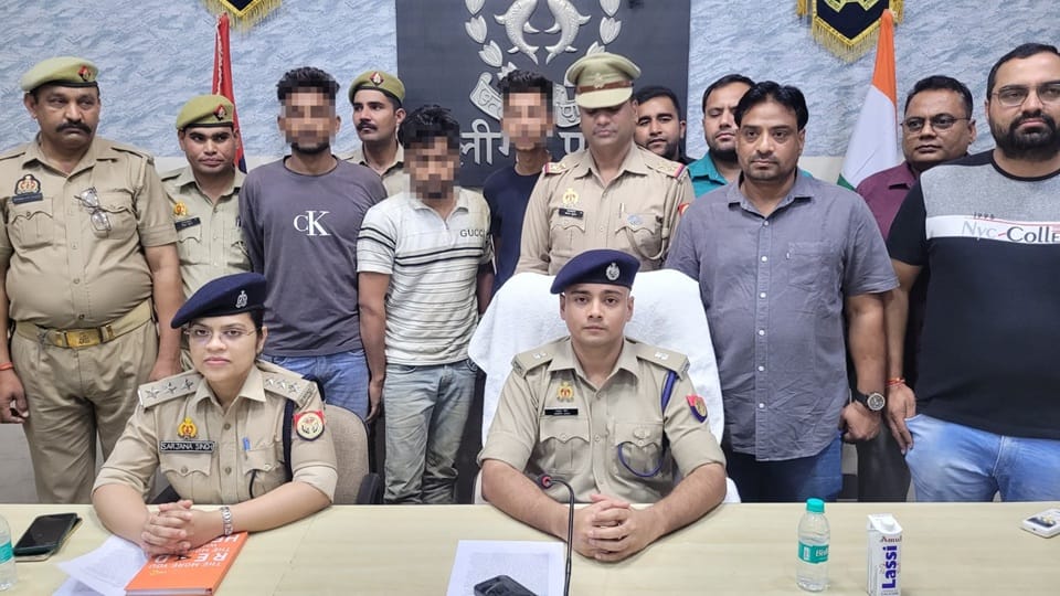 Four robbers arrested in police encounter
