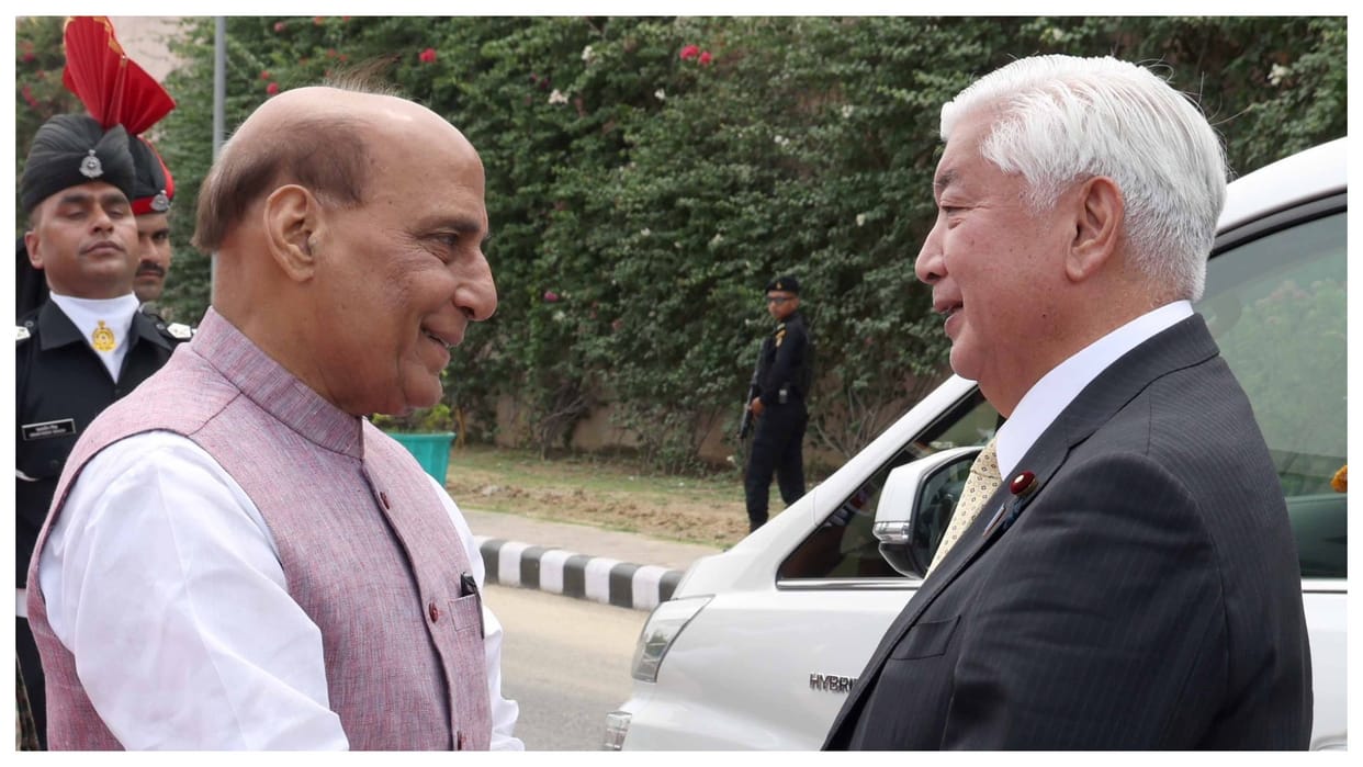 rajnath singh holds bilateral talks with japan defence minister deepen cooperation