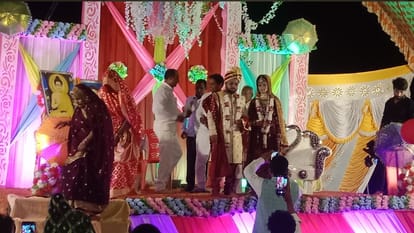 Unique wedding in jaunpur bride reached groom house with grand barat