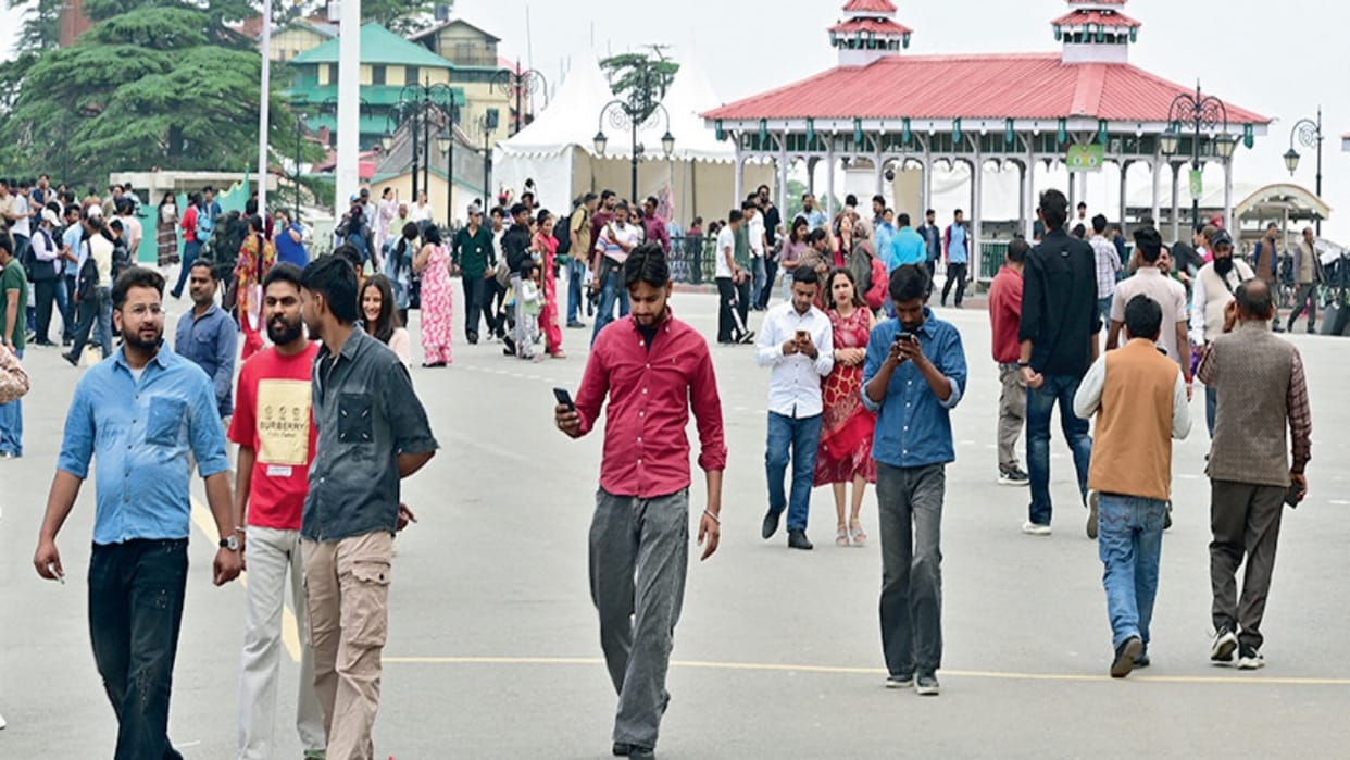 Tourist places started buzzing with tourists, occupancy in Shimla reached 80 percent