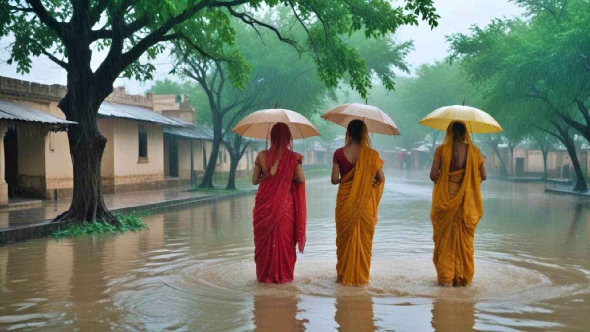 पाली में हुई सबसे ज्यादा बारिश