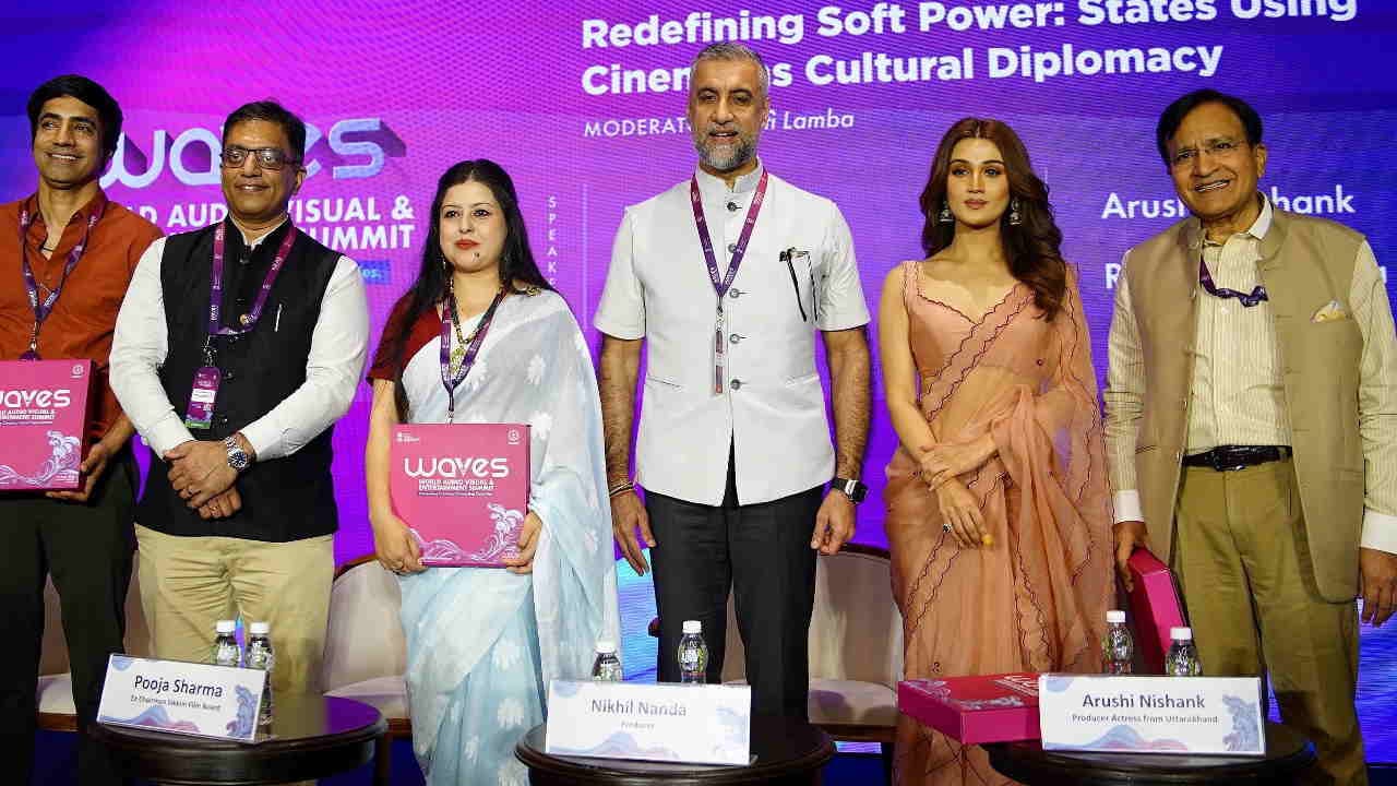 Wave Summit 2025: pm modi inaugurates in mumbai Actress Arushi Nishank said- films promote creative economy