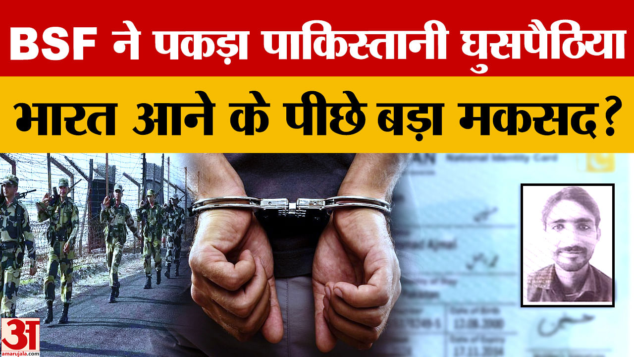 बीएसएफ ने पकड़ा पाकिस्तानी घुसपैठिया
