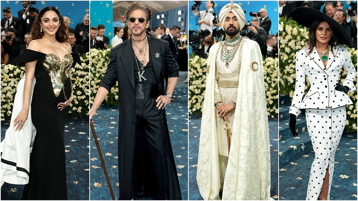 Met Gala 2025 Indian Celebs Outfit Detail Shah Rukh Khan Show Stardum Kiara  Proudly Flaunting Her Baby Bump - Entertainment News: Amar Ujala - Met Gala  2025:शाहरुख ने दिखाया सुपर स्टारडम तो