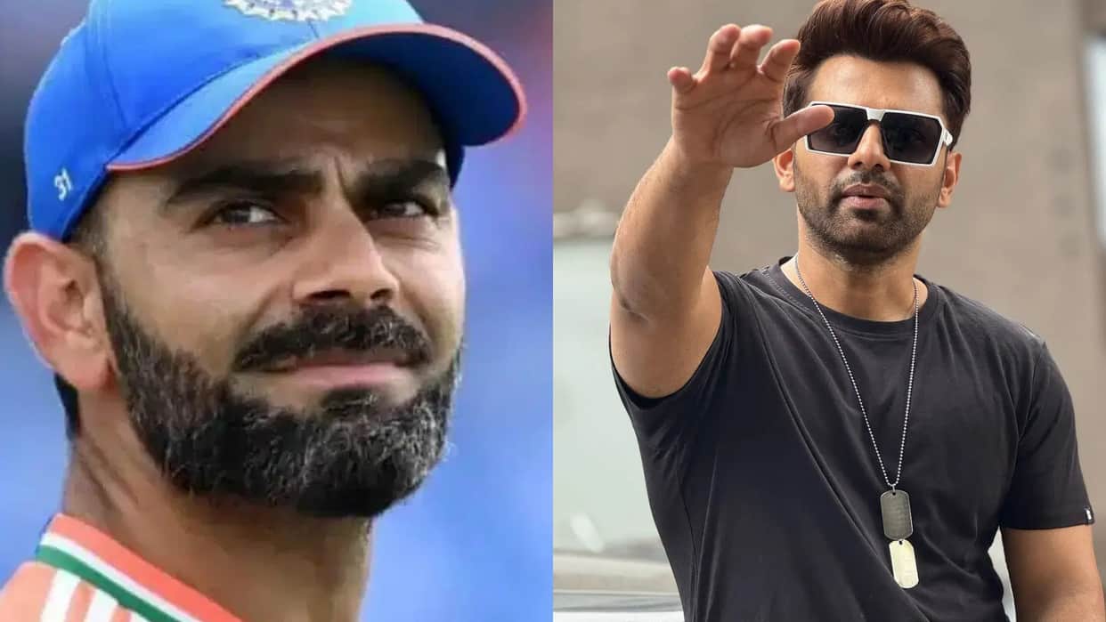 Paparazzi ask questions from rahul vaidya for controversial comment on virat kohli