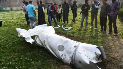 Pahalgam Terror Attack Operation Sindoor Wreckage of an unidentified jet found in Pulwama