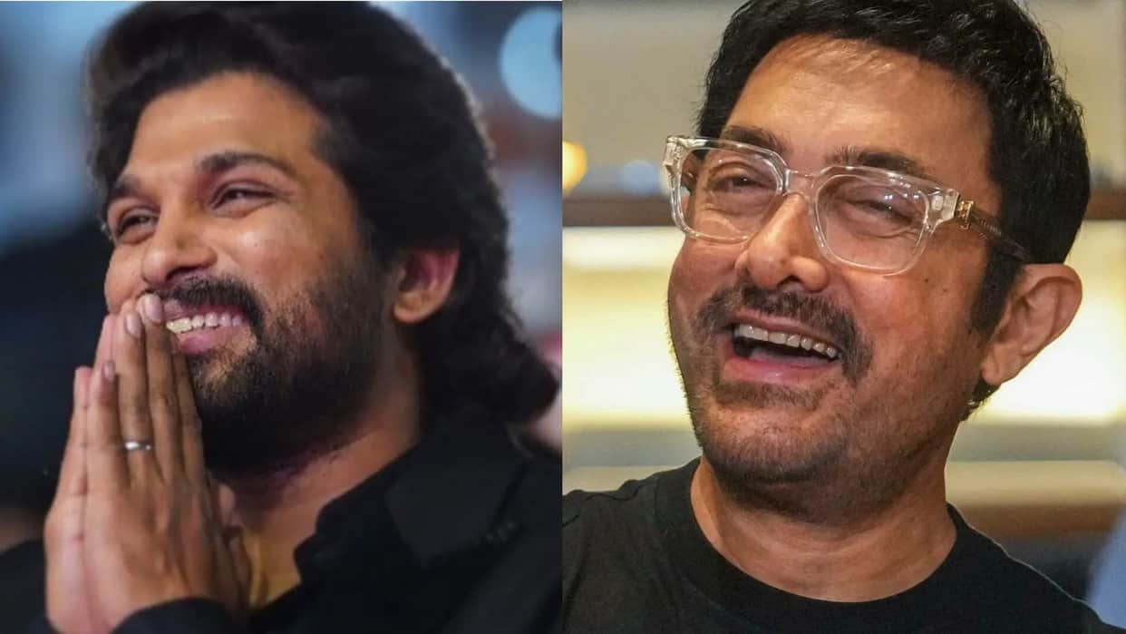 Allu Arjun Meets Aamir Khan Photo went Viral on Social Media