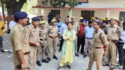 Police became alert as soon as the siren sounded mock drill held in lakhimpur kheri