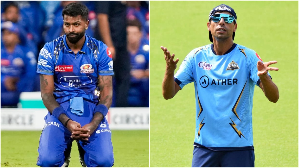 Hardik Pandya and Mumbai Indians Team along with Ashish Nehra fined for breaching IPL Code of Conduct GT
