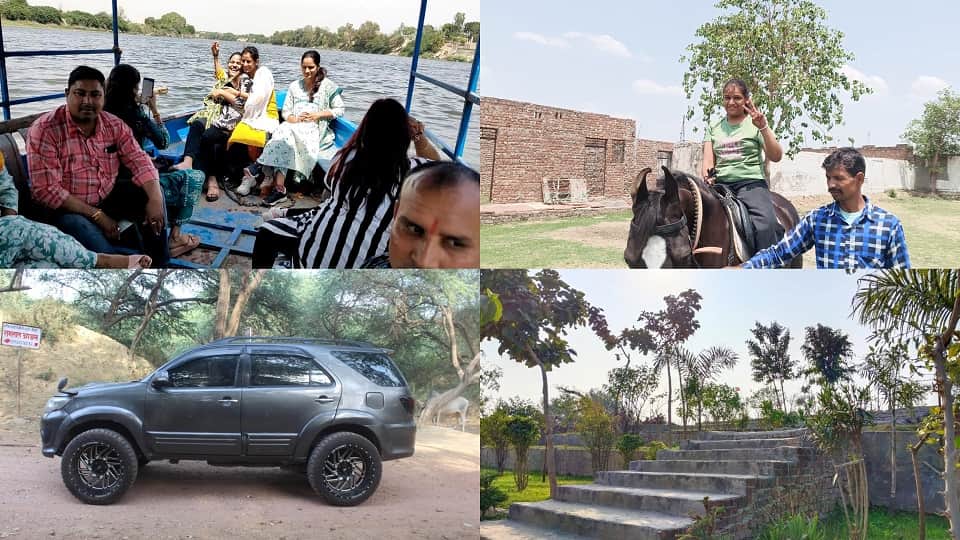 Jungle safari boating and horse riding free in agra up news