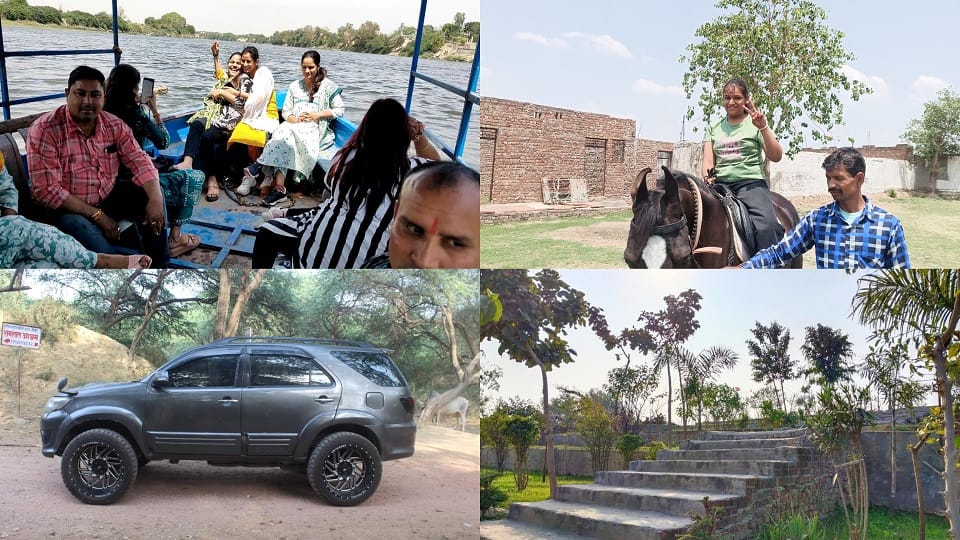 Jungle safari boating and horse riding free in agra up news