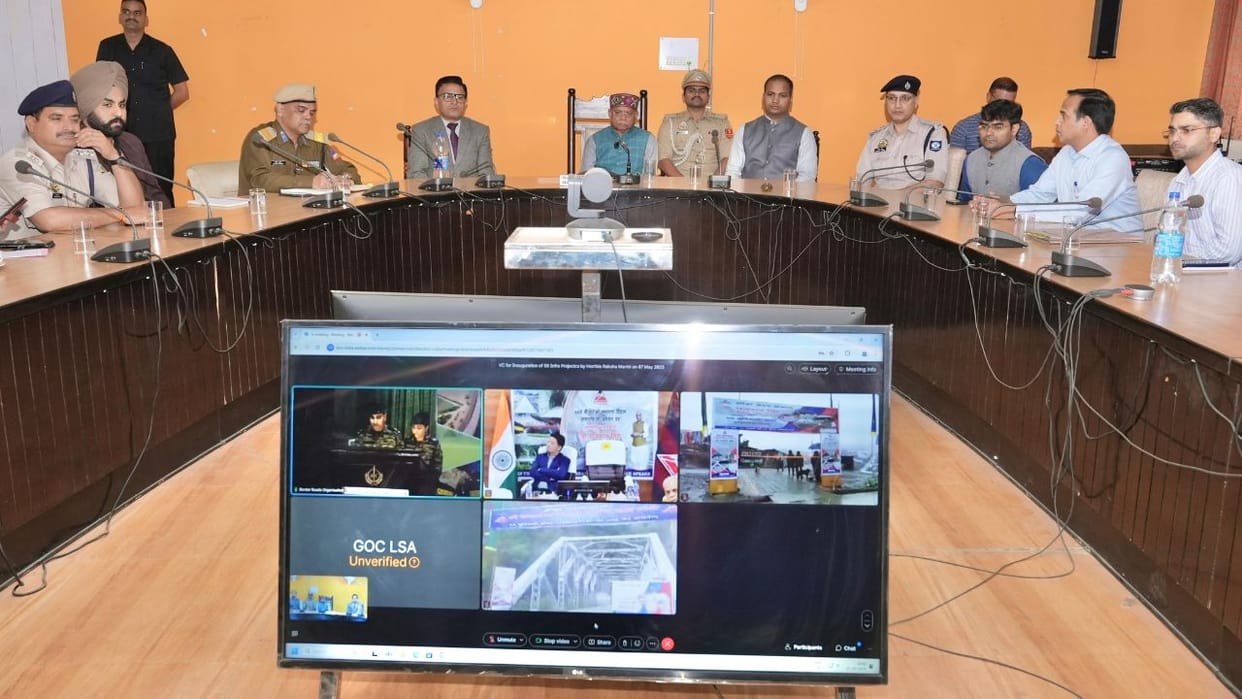 Himachal Bhim Setu dedicated to the nation Defense Minister made virtual inauguration