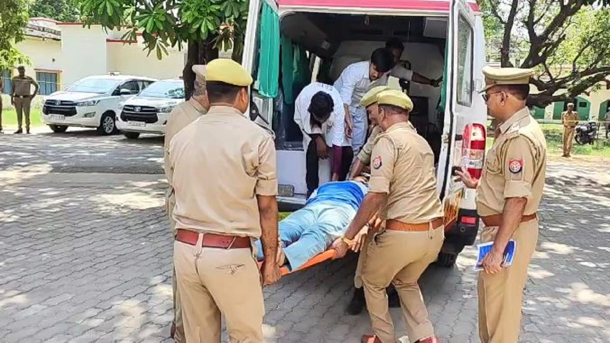 Police became alert as soon as the siren sounded mock drill held in lakhimpur kheri