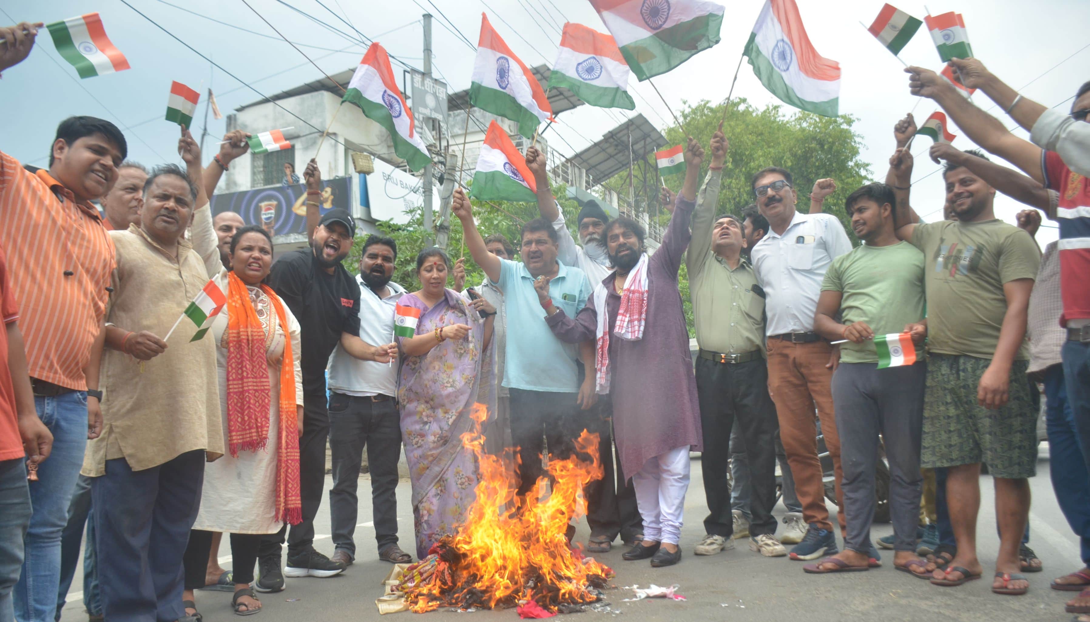 People celebrated after Operation Sindoor conduct to avenge Pahalgam terrorist attack
