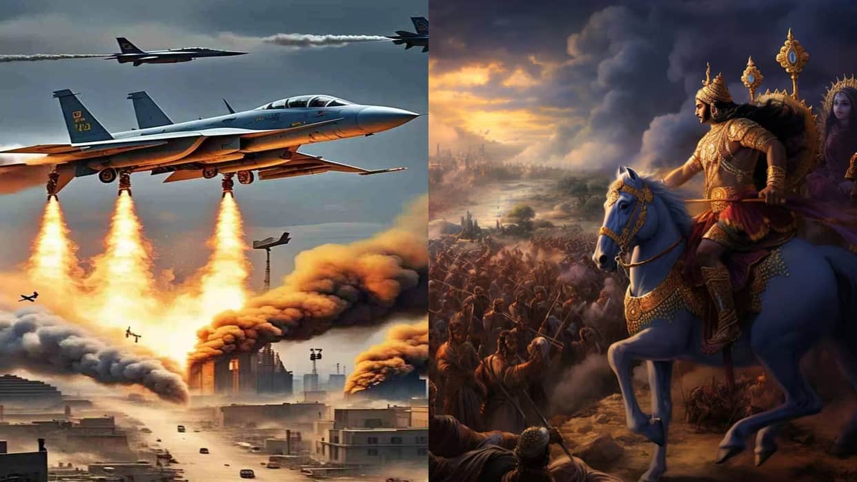 Operation Sindoor Army wrote this shloka before the attack what is the relation with Mahabharata adi parva