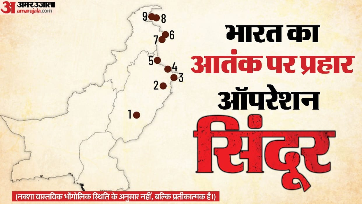 operation sindoor bahawalpur to kotli why these nine terrorists sites strike targeted by india