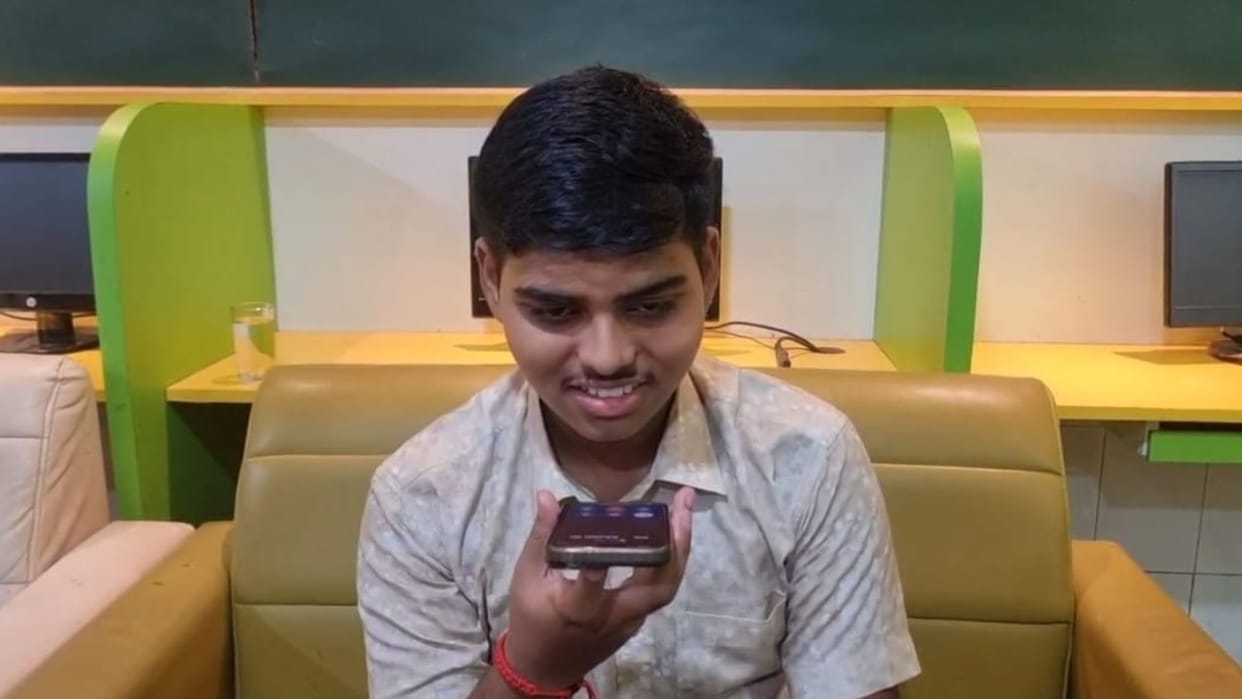 Naman Khuntia topped class 10 by scoring 99.17% marks