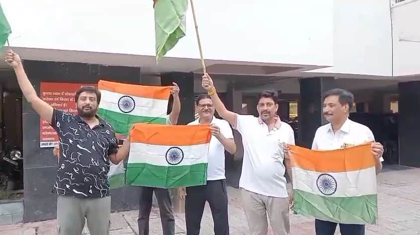 People celebrated after Operation Sindoor conduct to avenge Pahalgam terrorist attack