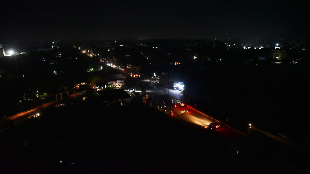 black out drill in Bareilly for 10 minutes air attack prevention practice was conducted