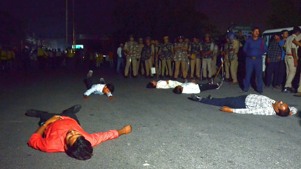 black out drill in Bareilly for 10 minutes air attack prevention practice was conducted