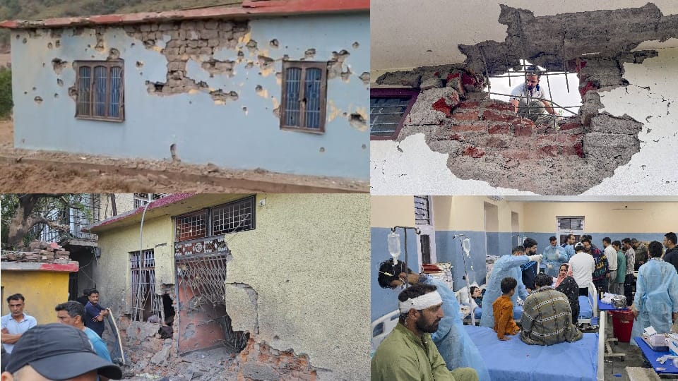 Ceasefire Violation Pakistan Army posts resorted to unprovoked fire using small arms and artillery guns on LoC