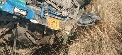 Jalaun accident car was moving at a speed of 140 kmph air bags burst fierce collision Ankit told whole story