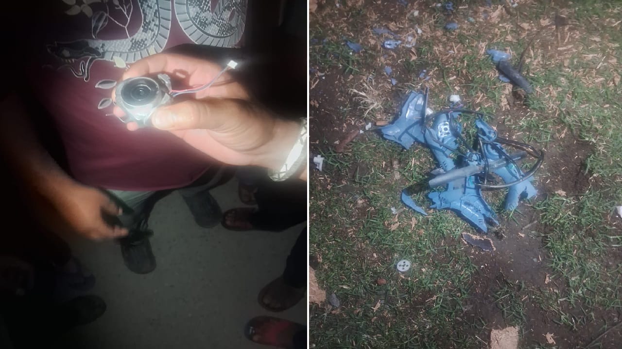 पाकिस्तान के ड्रोन-मिसाइल का मलबा