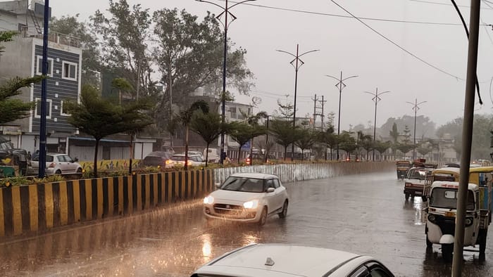 Monsoon will soon be kind to Indore, cyclone became a hindrance, know what the rain figures say in July