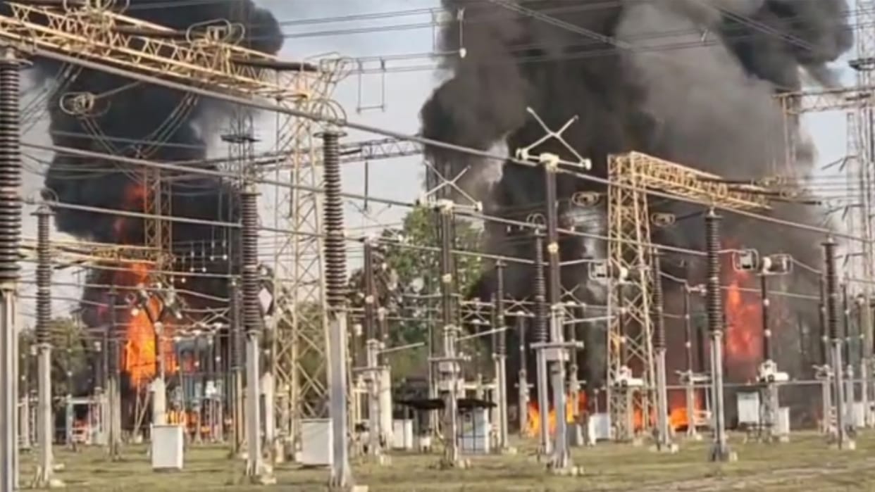 fire broke out in Obra thermal project in Sonbhadra