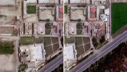 operation sindoor make terror hotbed in rubble satellite image shows indian missile attack impact