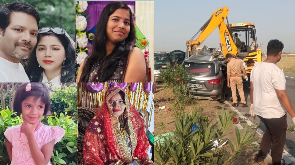 Jalaun accident car was moving at a speed of 140 kmph air bags burst fierce collision Ankit told whole story