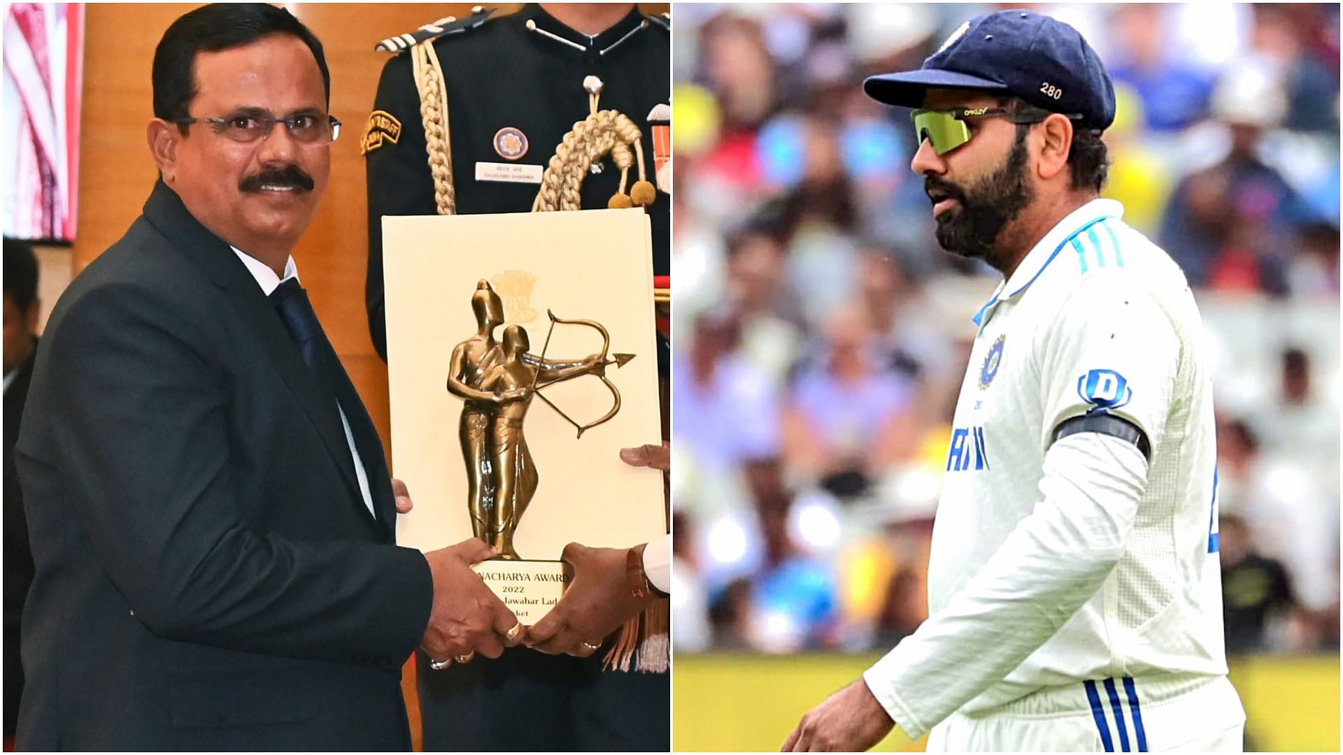 दिनेश लाड और रोहित शर्मा