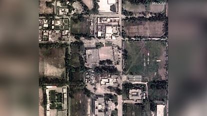 operation sindoor make terror hotbed in rubble satellite image shows indian missile attack impact