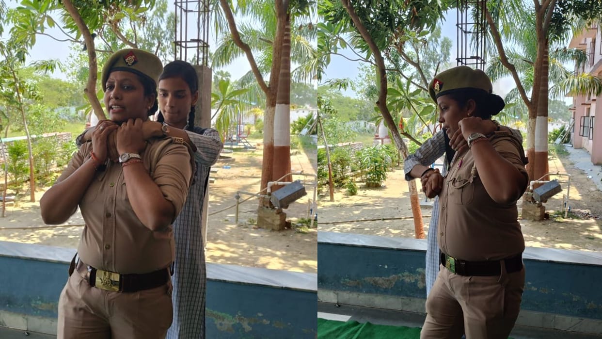Training of Aparajita program do not be afraid when an unpleasant situation arises