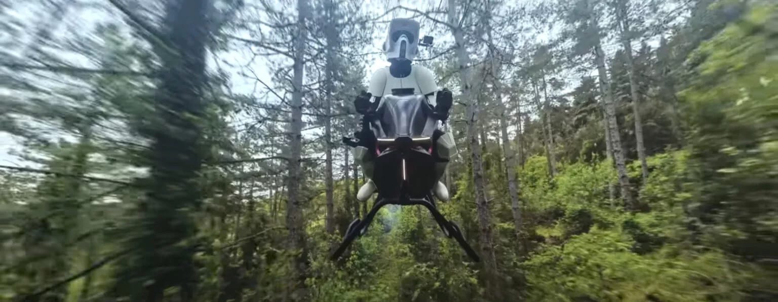 Volonaut Airbike flying personal transport concept solution for traffic jams