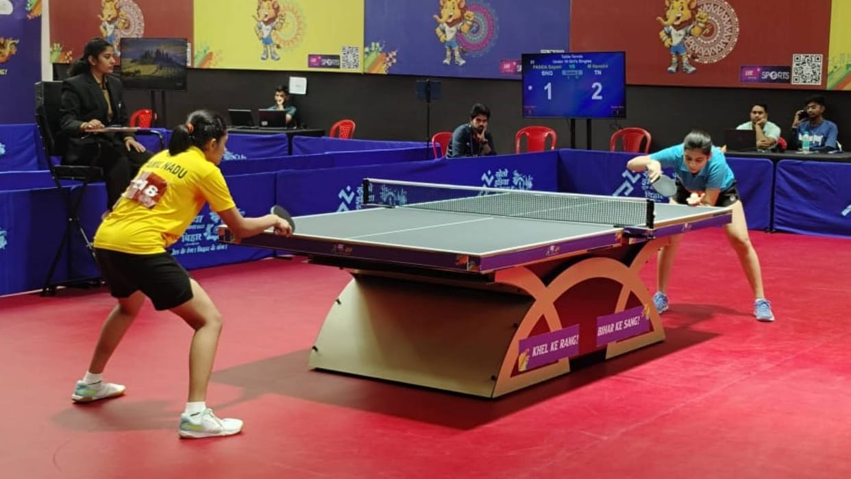 Bihar News Maharashtra dominates in girls category players perform brilliantly in table tennis competition