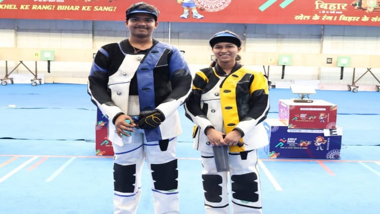 Khelo India Youth Games: बिहार की दिव्या-रुद्र की जोड़ी ने कांटे की टक्कर में UP को हराया, 16-14 से दी शिकस्त