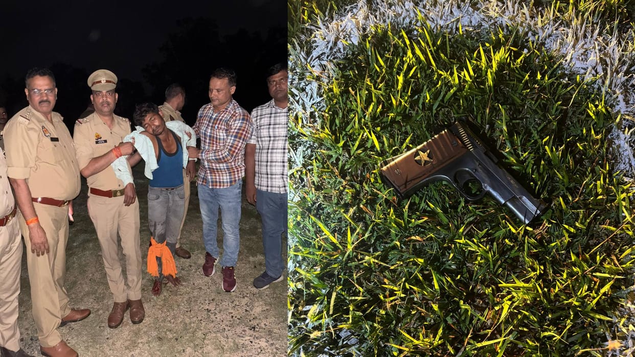 Police encounter in Umarobegamganj in Gonda.