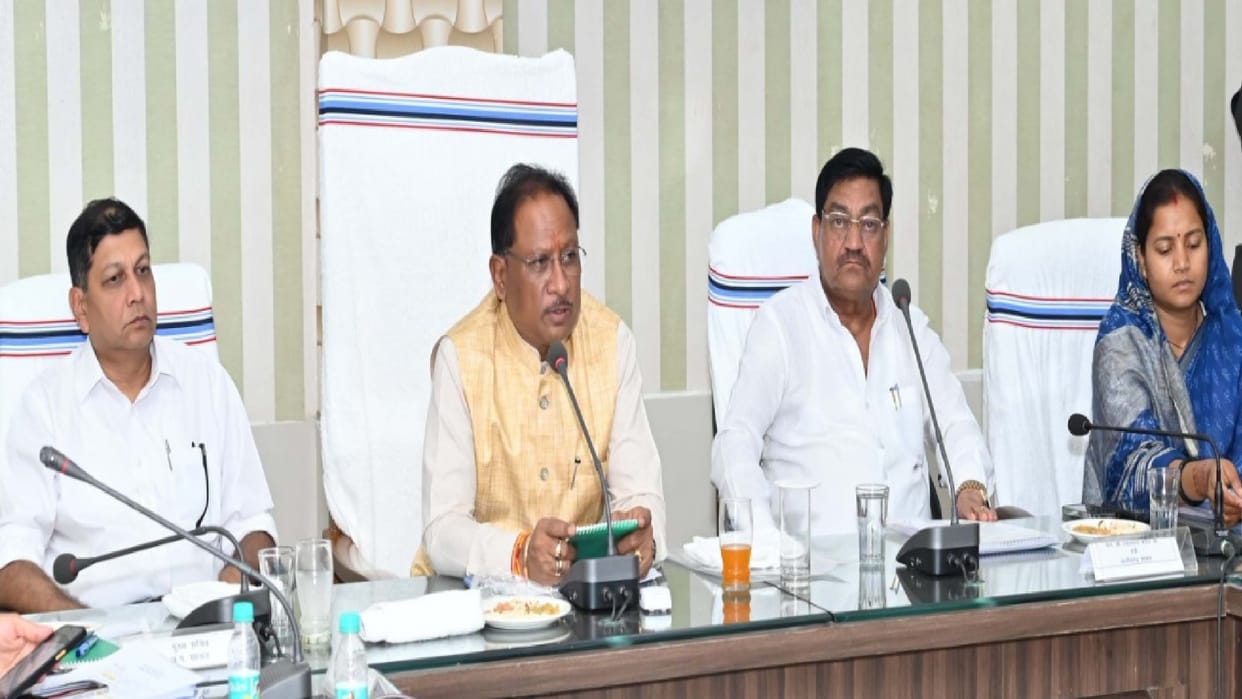 CM vishnudeo Sai said- Negligence in public welfare works will not be tolerated in chhattisgarh