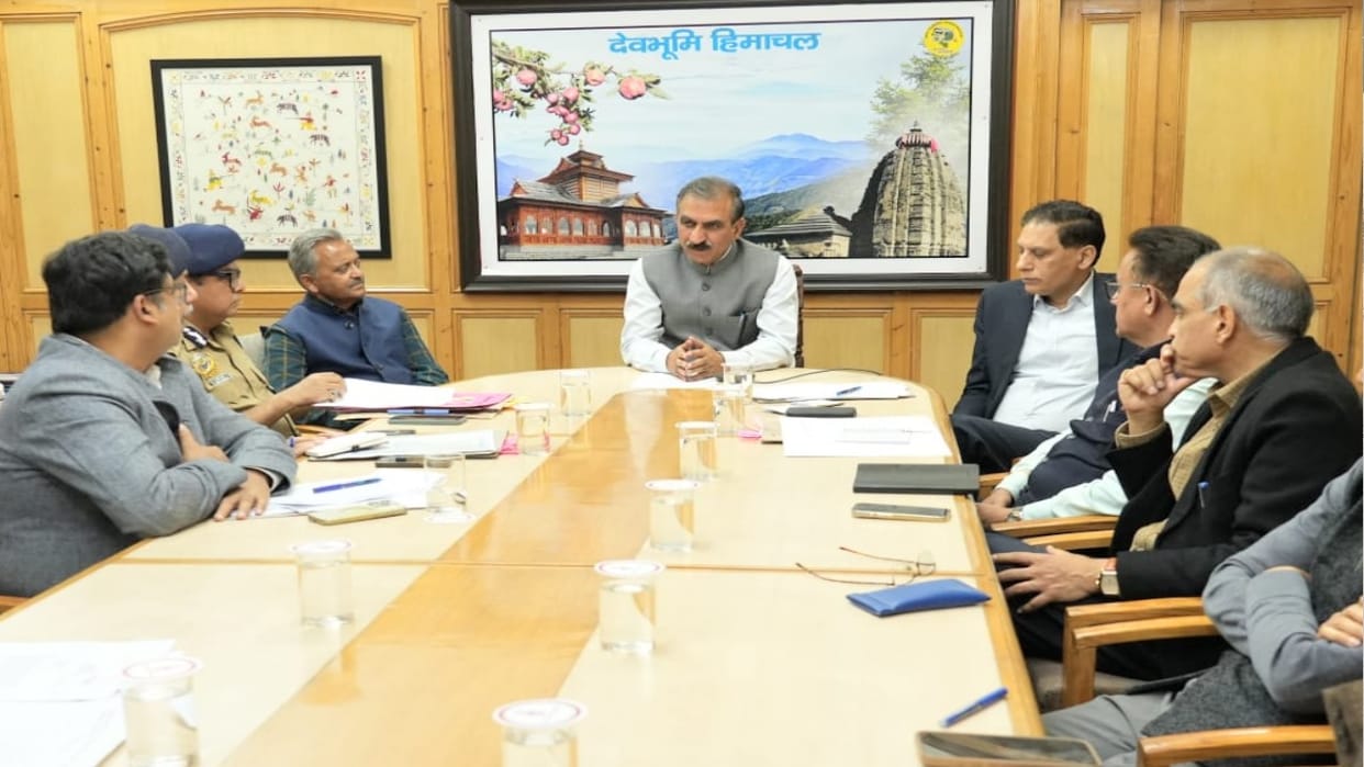 India Pakistan Tension: CM Sukhvinder Sukhu held a meeting with officials and discussed security measures